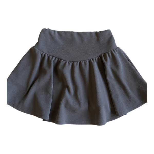 Grey flowy skirt