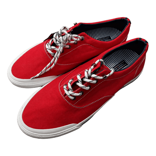 Tommy Hilfiger red sneakers