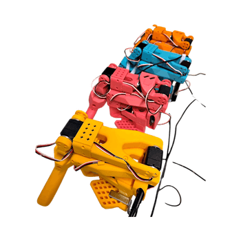 SO100 + SO107 Lerobot robot arms,  Leader and Follower each
