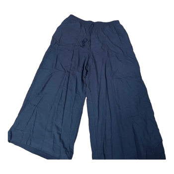 Black drawstring trousers