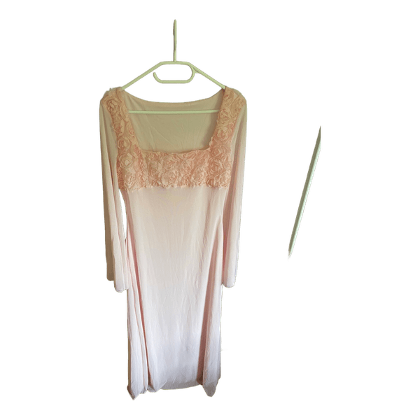 Pink long sleeve dress