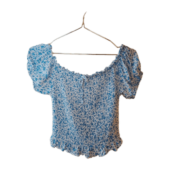 Flower crop top