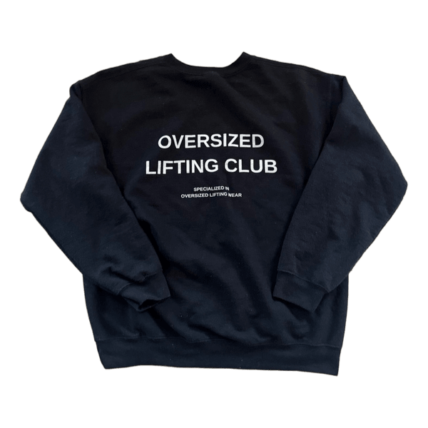 oversized lifting club sweater