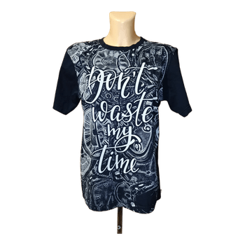 Black cotton t-shirt