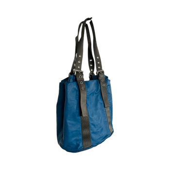 Prada blue vintage leather bag