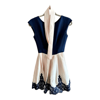 Navy pink minikleit