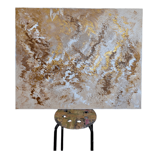 Abstrakti maalaus ”Golden Sunset”