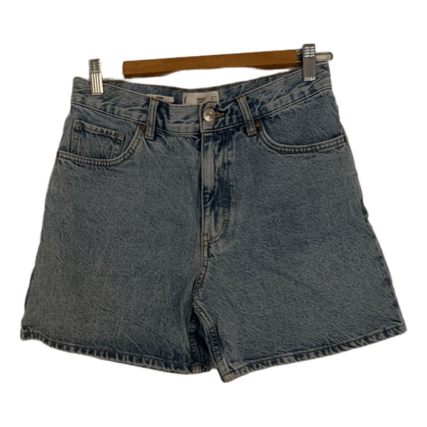 Blå denimshorts