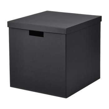 Storage box with lid