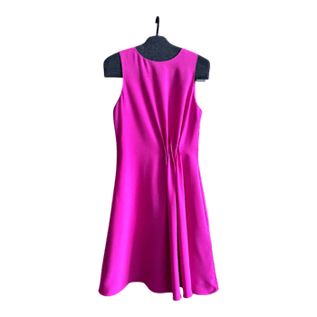 Reiss pink pleated dress