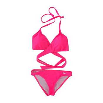 Käyttämättömät pinkit bikinit