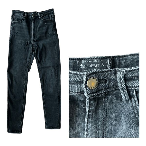 Stradivarius black skinny jeans