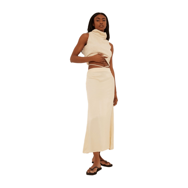 New NAKD cream maxi skirt