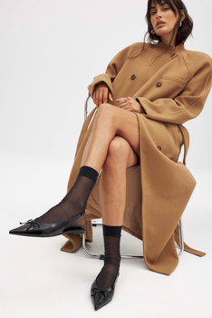 Bow slingback flats