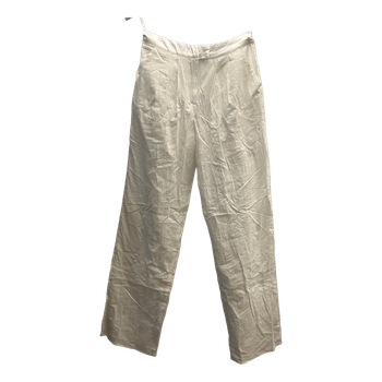 White cotton trousers