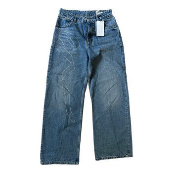 Zara rhinestone embellished jeans