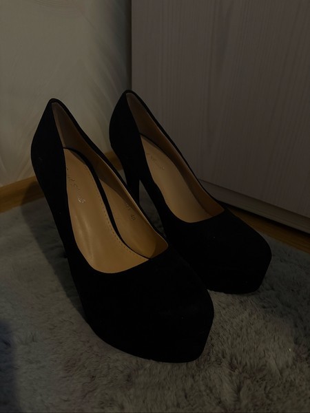 Black high heels