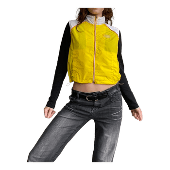 Calvin Klein Jeans yellow sporty zip up vest