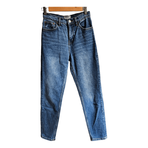 AGOLDE Premium High Rise Straight Leg Jeans Blue W27 EU 36 S 90s Denim