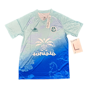 Teal Kappa Tunisia jersey