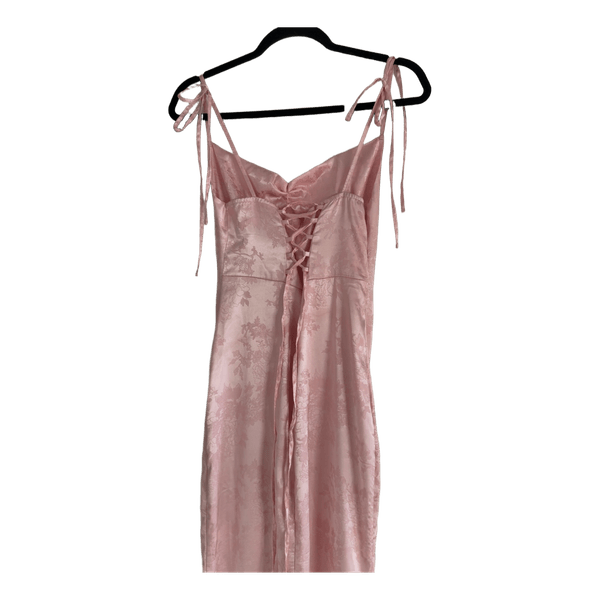Pink long dress