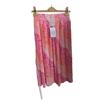 Pink star print skirt