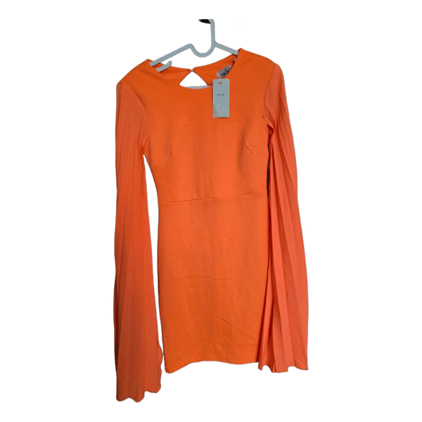Orange mini dress