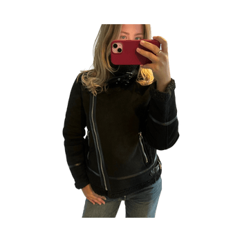 Zara keinonahkatakki