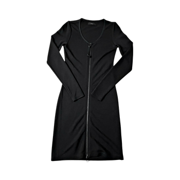 Diesel Black Zip-Up Dress S