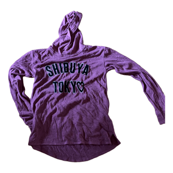 Violetti hupullinen paita