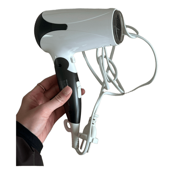 Biltema white hair dryer