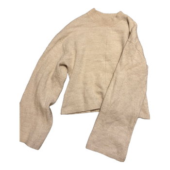 Beige knit sweater
