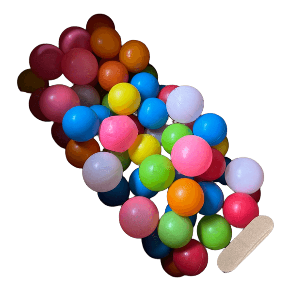 Colorful plastic play balls