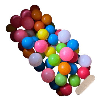Colorful plastic play balls