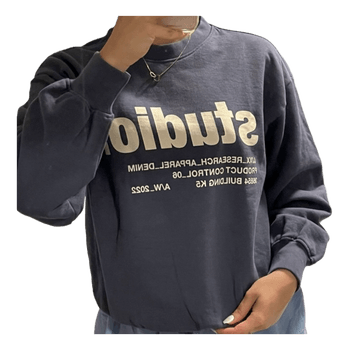 Blue graphic sweatshirt