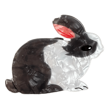 Rabbit hair claw clip