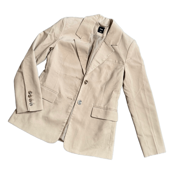 Beige tailored blazer