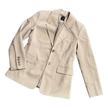 Beige tailored blazer