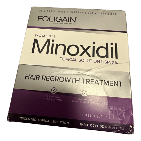 Foligain minoxidil 3 months supply