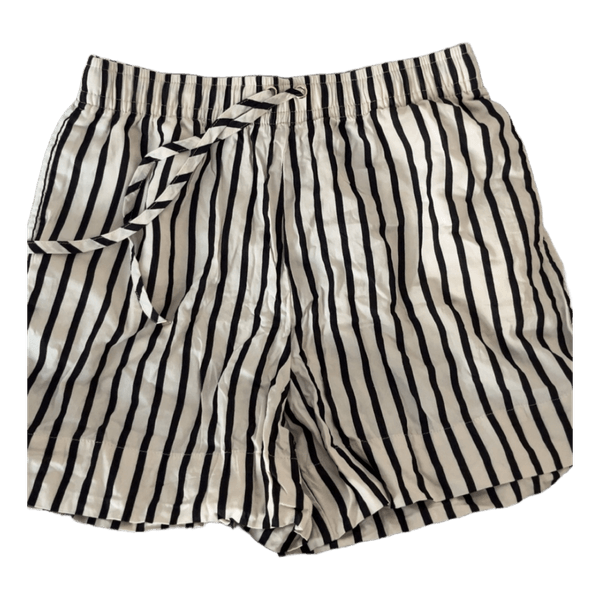Striped cotton shorts