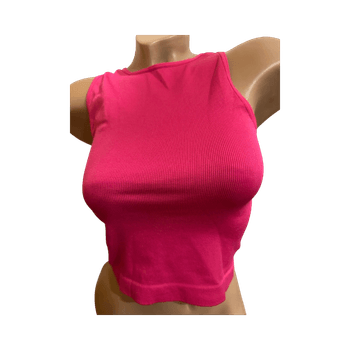 Primark vaaleanpunainen crop-toppi S
