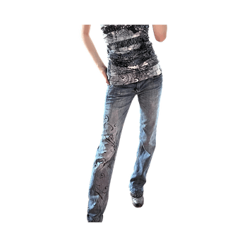 diesel custom decorative jeans