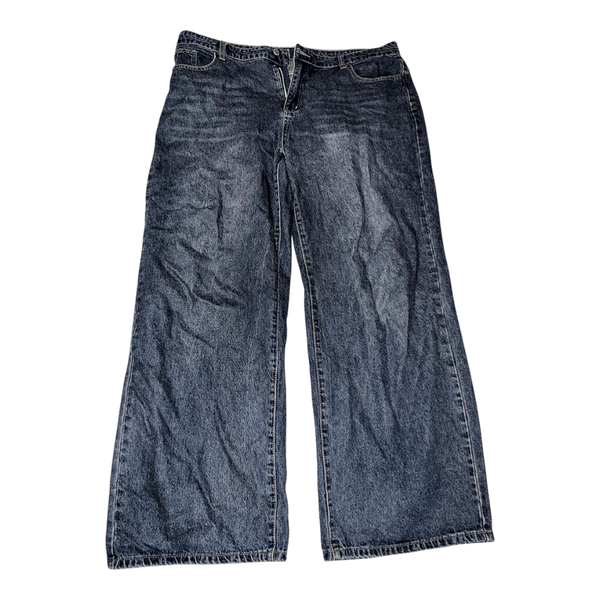 Shein blue wide jeans