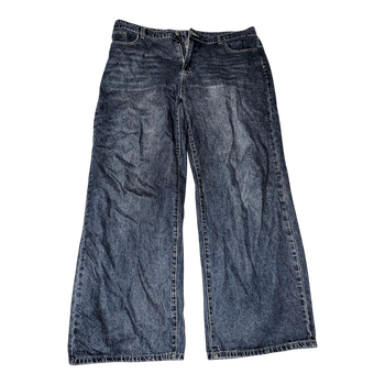 Shein blue wide jeans