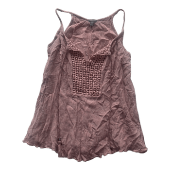 Dusty pink crochet camisole