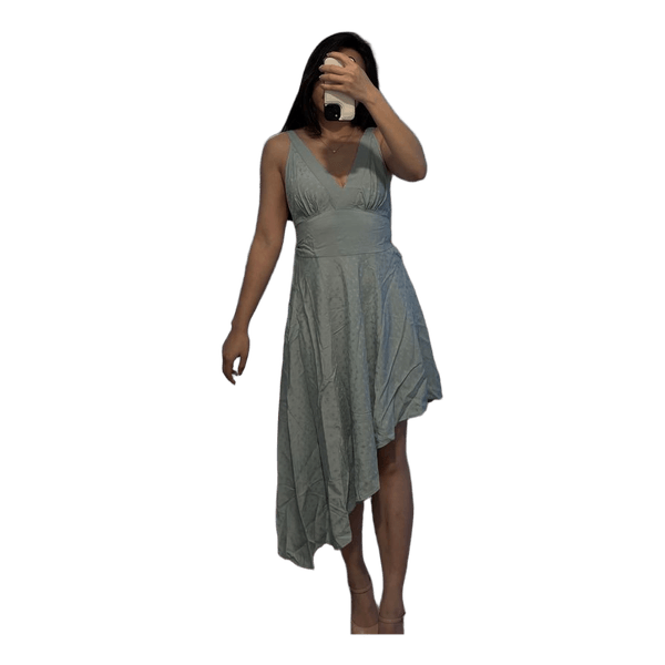 Light blue asymmetric dress