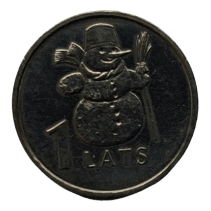Latvijas 1 Lats monēta
