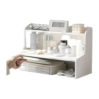 Desktop storage rack