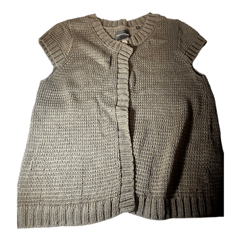 Grey-brown knitted cardigan MarcO’Polo size L 100% cotton