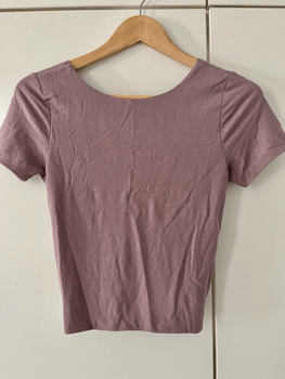 Twist back crop top